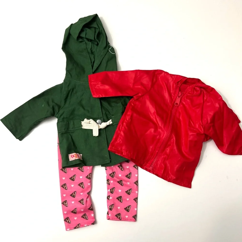 OUR GENERATION Doll Clothes Bundle + Shoes & Accessories Lot
